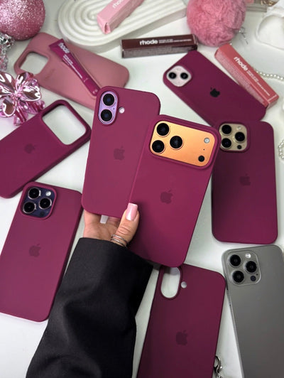 Silicone Case (RED PINK)