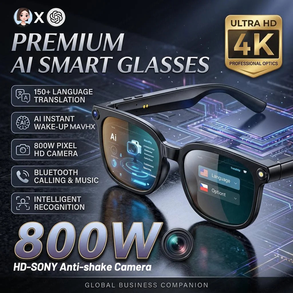 AI Smart Glasses with Camera and Language Translation